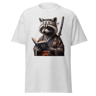 Raccoon Samurai T-Shirt - Image 15