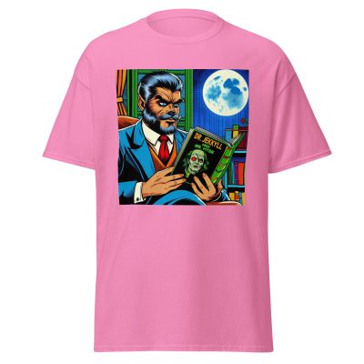 Wolfman Loves Books T-Shirt - Image 12