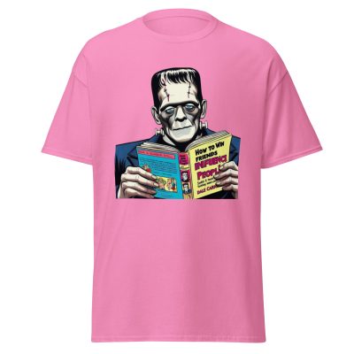 Frankenstein Loves Books T-Shirt - Image 12