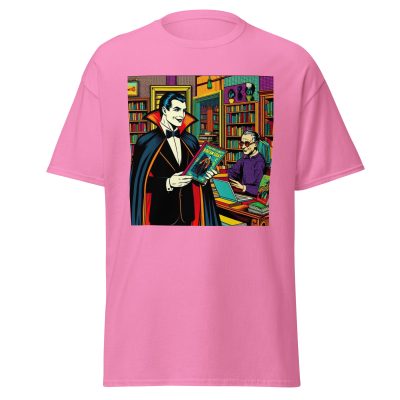 Dracula Loves Books T-Shirt - Image 12