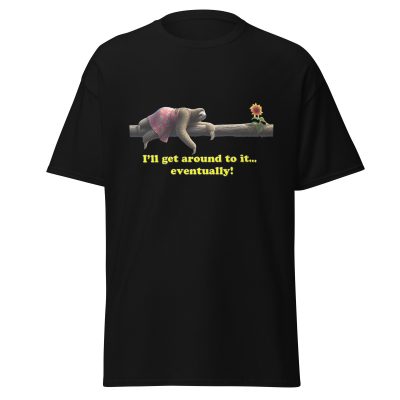 Demotivated Sloth T-Shirt - Image 3