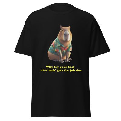 Demotivated Capybara T-Shirt - Image 3