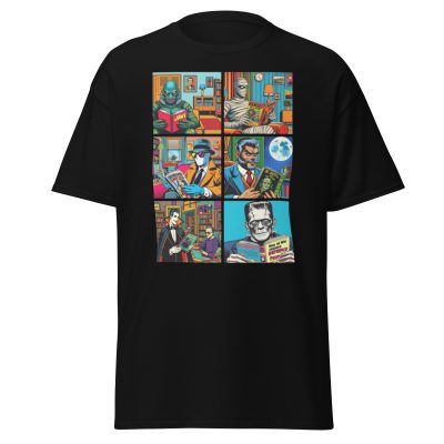 Monsters Love Books T-Shirt - Image 3