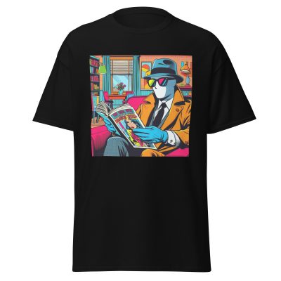The Invisible Man Loves Books T-Shirt - Image 3