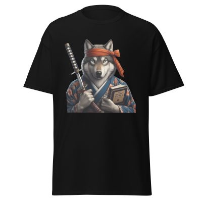 Wolf Samurai T-Shirt - Image 3