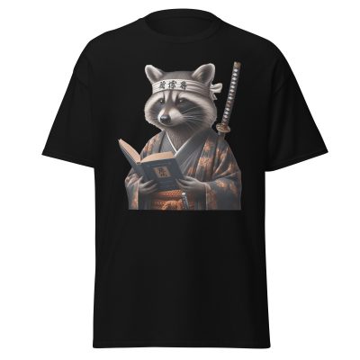 Raccoon Samurai T-Shirt - Image 3