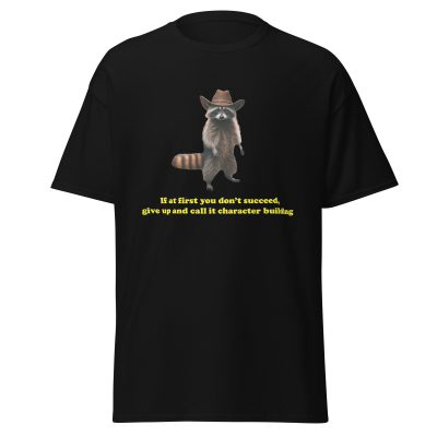 Demotivated Raccoon T-Shirt - Image 3