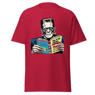 Frankenstein Loves Books T-Shirt - Image 5