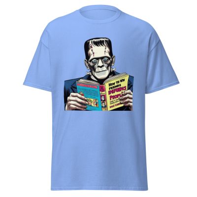 Frankenstein Loves Books T-Shirt - Image 13