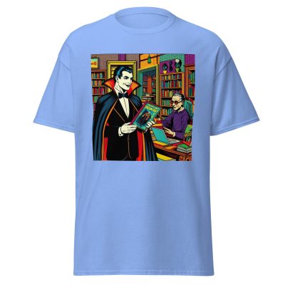 Dracula Loves Books T-Shirt - Image 13