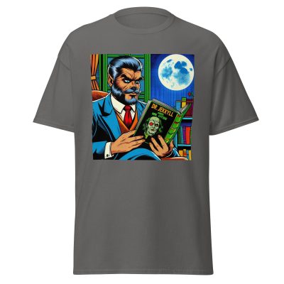 Wolfman Loves Books T-Shirt - Image 8