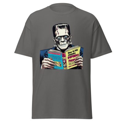 Frankenstein Loves Books T-Shirt - Image 8