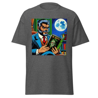 Wolfman Loves Books T-Shirt - Image 7