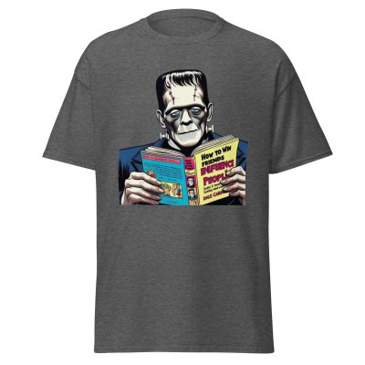 Frankenstein Loves Books T-Shirt - Image 7