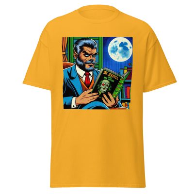 Wolfman Loves Books T-Shirt - Image 14