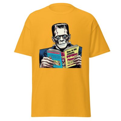 Frankenstein Loves Books T-Shirt - Image 14