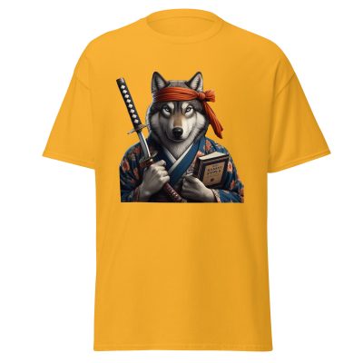 Wolf Samurai T-Shirt - Image 9