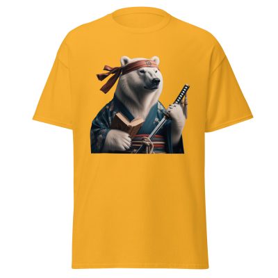 Polar Bear Samurai T-Shirt - Image 11
