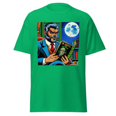 Wolfman Loves Books T-Shirt - Image 11