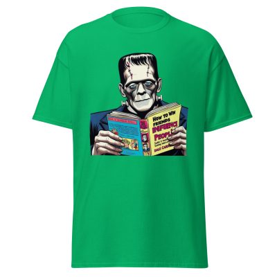 Frankenstein Loves Books T-Shirt - Image 11