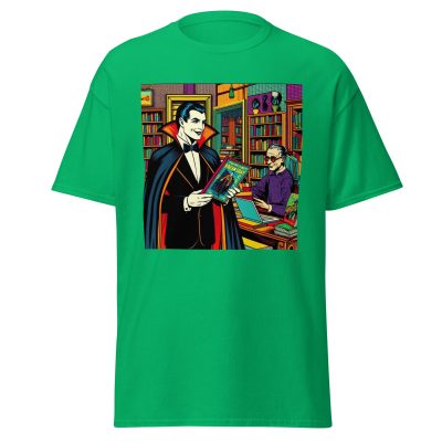 Dracula Loves Books T-Shirt - Image 11