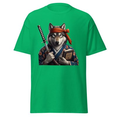 Wolf Samurai T-Shirt - Image 6