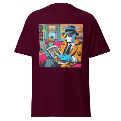 The Invisible Man Loves Books T-Shirt - Image 2