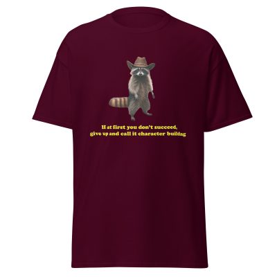 Demotivated Raccoon T-Shirt - Image 2