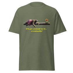 Demotivated Sloth T-Shirt