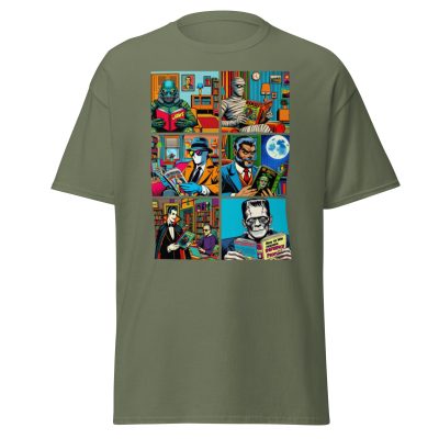 Monsters Love Books T-Shirt - Image 9