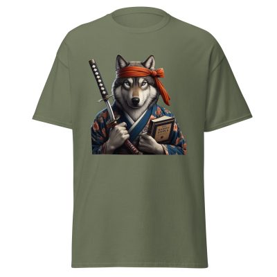 Wolf Samurai T-Shirt - Image 5