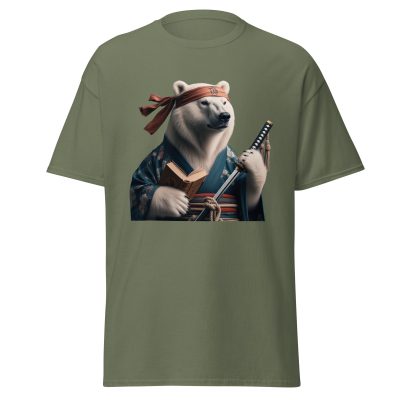 Polar Bear Samurai T-Shirt - Image 7