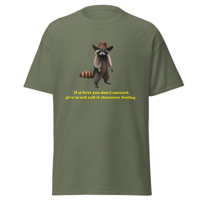 Demotivated Raccoon T-Shirt