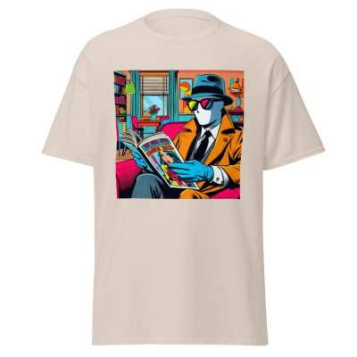 The Invisible Man Loves Books T-Shirt - Image 17