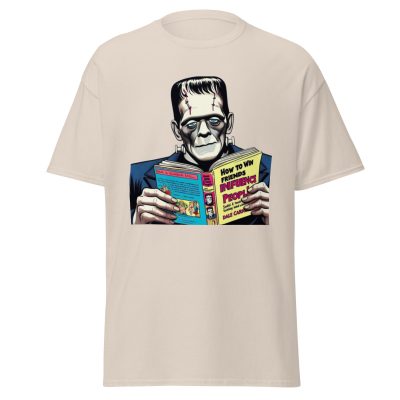 Frankenstein Loves Books T-Shirt - Image 17