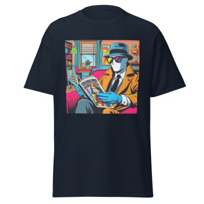 The Invisible Man Loves Books T-Shirt - Image 4