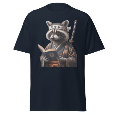 Raccoon Samurai T-Shirt - Image 4
