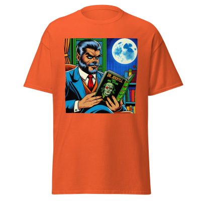 Wolfman Loves Books T-Shirt - Image 10