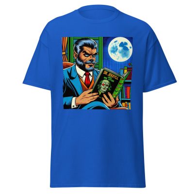 Wolfman Loves Books T-Shirt - Image 6