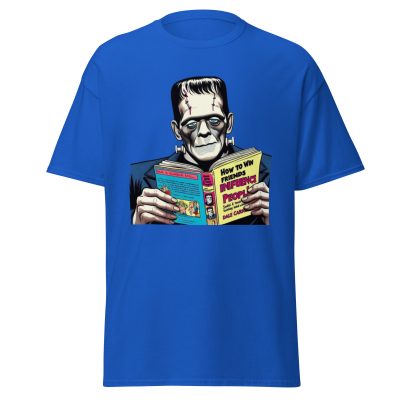 Frankenstein Loves Books T-Shirt - Image 6