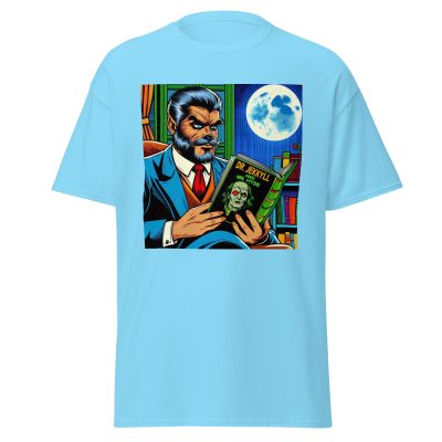 Wolfman Loves Books T-Shirt - Image 16