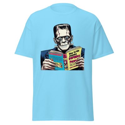 Frankenstein Loves Books T-Shirt - Image 16