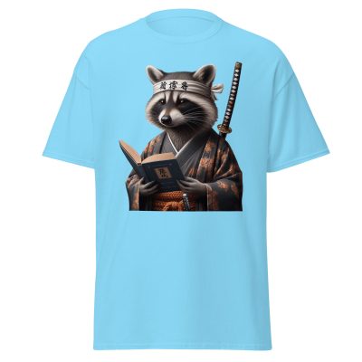 Raccoon Samurai T-Shirt - Image 13