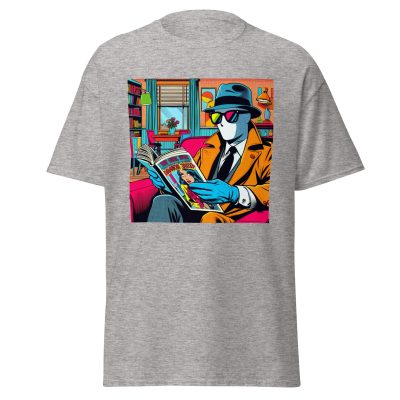 The Invisible Man Loves Books T-Shirt - Image 15