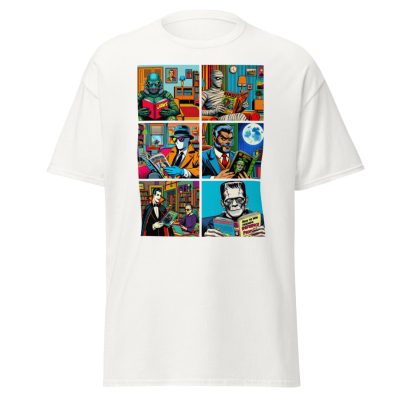 Monsters Love Books T-Shirt - Image 19