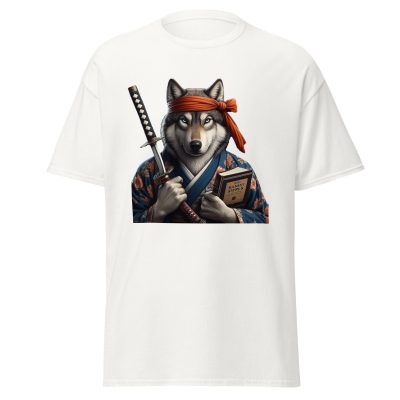 Wolf Samurai T-Shirt - Image 13