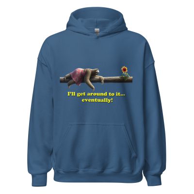 Demotivated Sloth Unisex Hoodie - Image 8