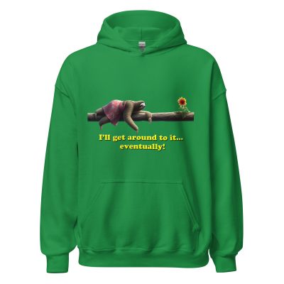 Demotivated Sloth Unisex Hoodie - Image 9