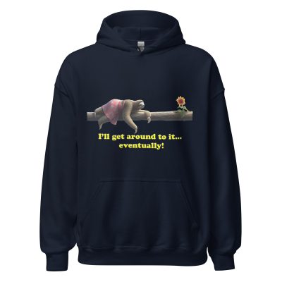 Demotivated Sloth Unisex Hoodie - Image 3