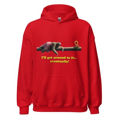 Demotivated Sloth Unisex Hoodie - Image 5